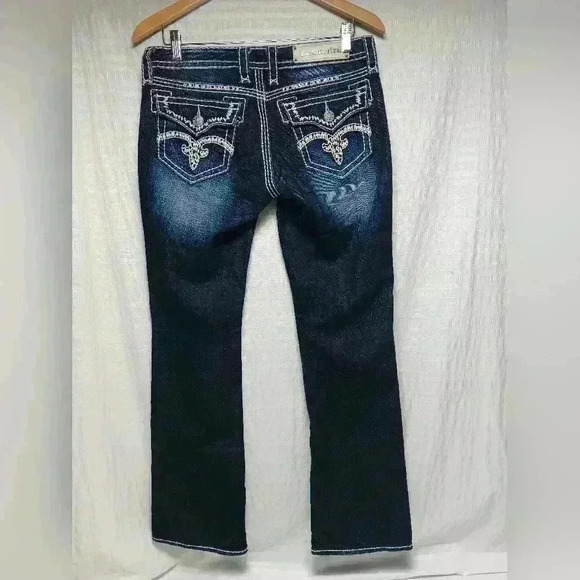 Rock Revival Jenna Boot cut Buckle jeans. Ladies size  29 - Picture 2 of 10